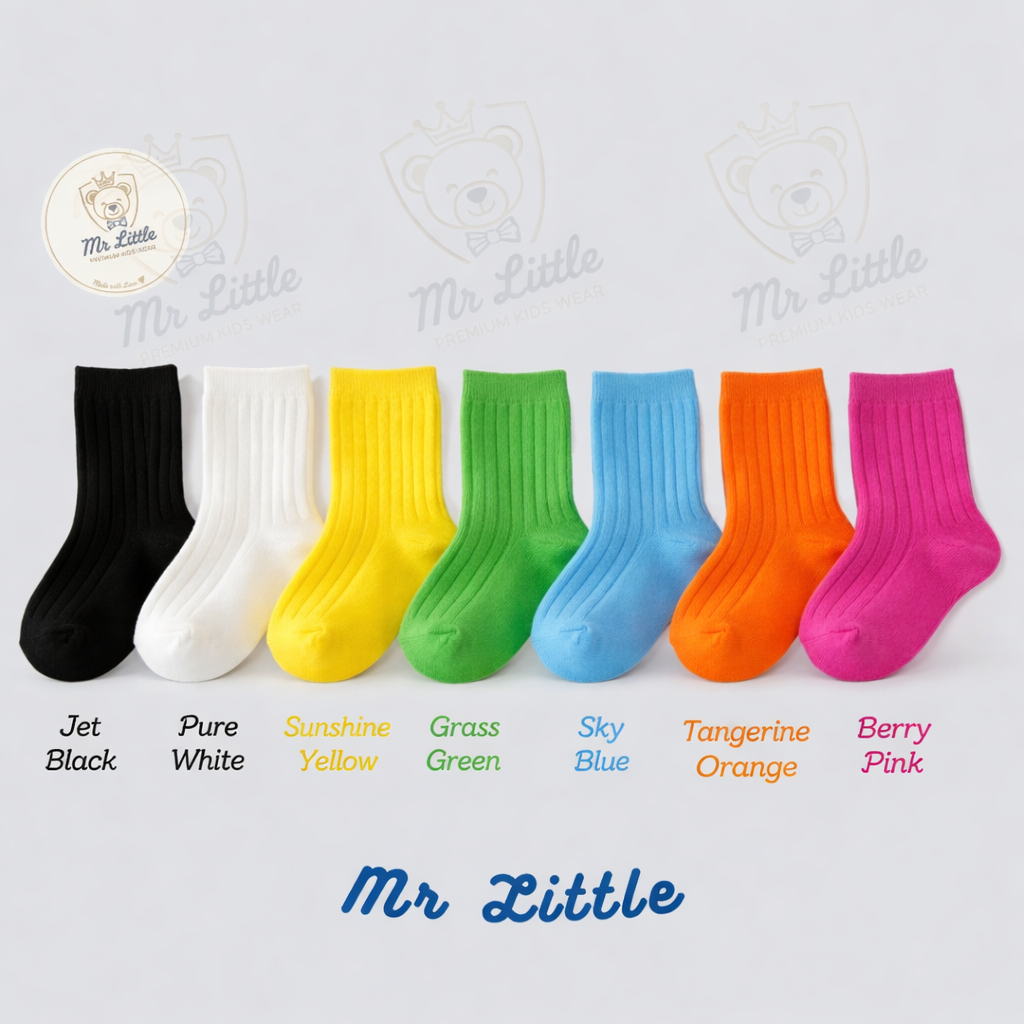 Kids Ribbed Socks