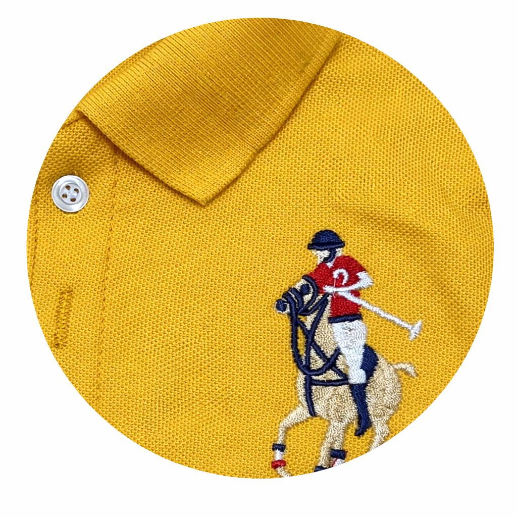 Mr Little Classic Polo – Yellow Rider Edition - View 3