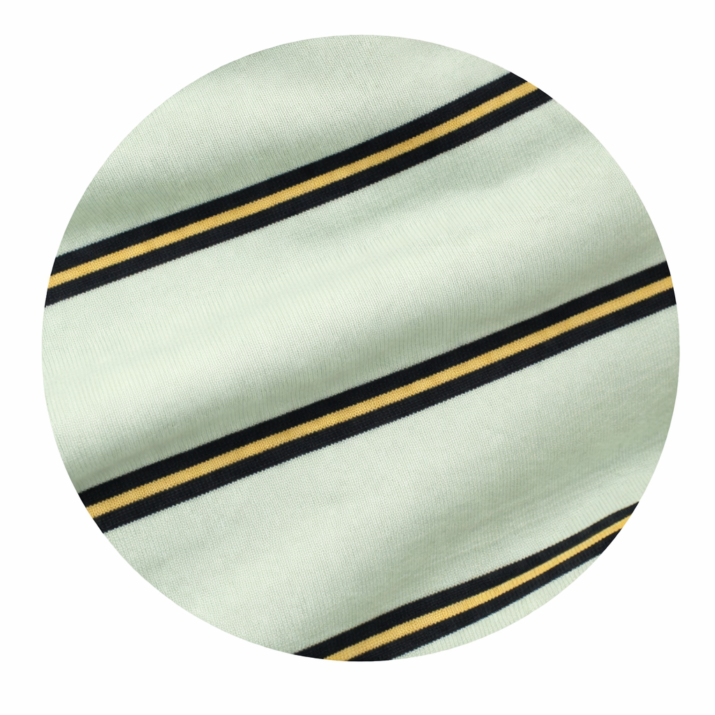 Mint Green Striped Kids T-Shirt - View 3