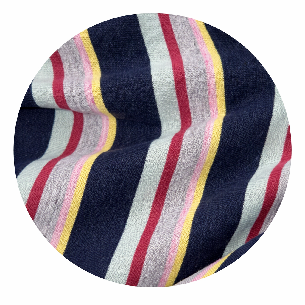 Triped Kids T-Shirt – Black & Grey - View 3